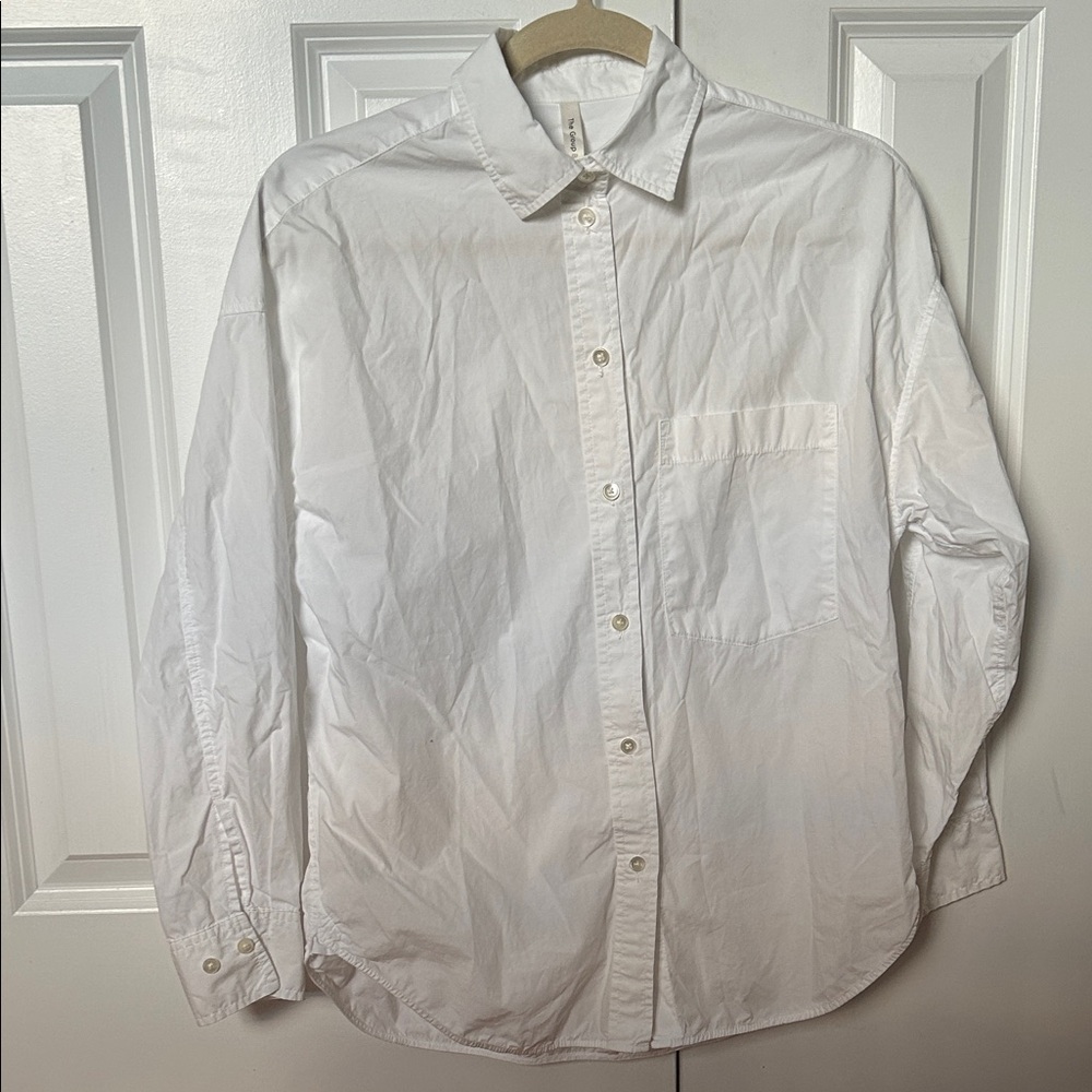 Aritzia Babaton Button Down Shirt - WHITE